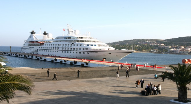 Pandemi sonrası ilk Kruvaziyer yarın Çeşme’de!