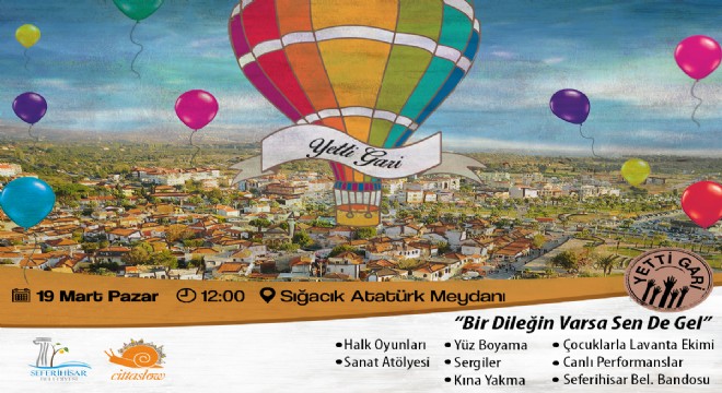 Sakin Şehir  Yetti Gari  diyecek