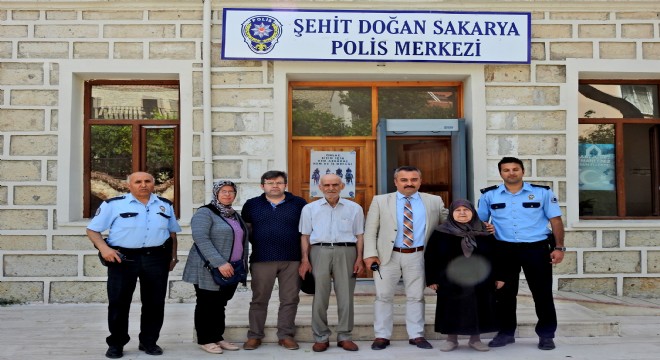 Şehit ailesinden Polis Merkezi ne duygusal ziyaret