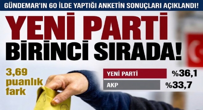Son anket sonuçları açıklandı