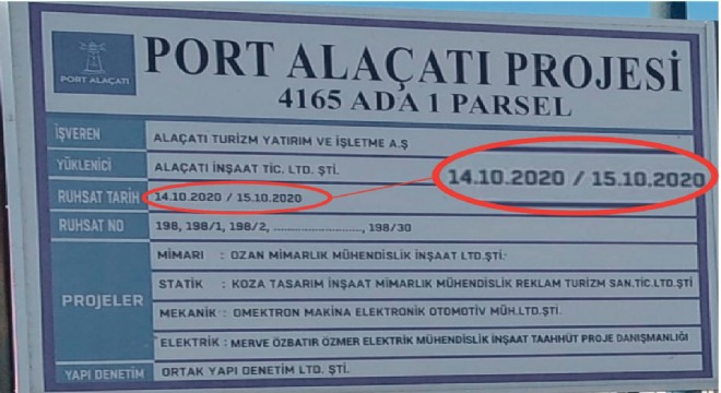 Tartışmalı Projenin inşaat ruhsatını Oran vermiş