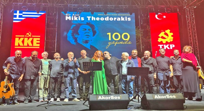 Theodorakis 100. yaş gününde İzmir de anıldı