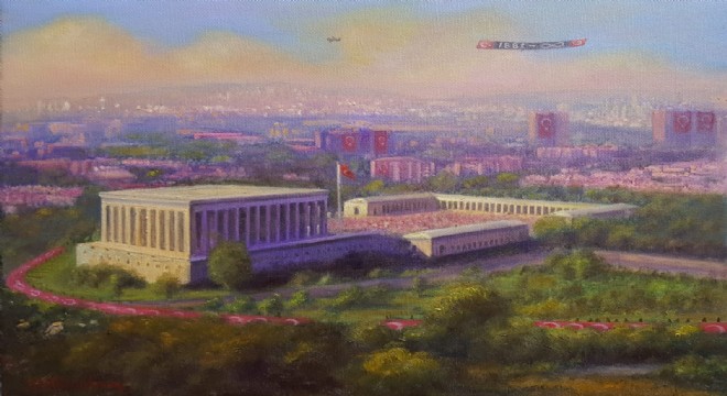 Ünlü Ressam'dan Anıtkabir Tabloları