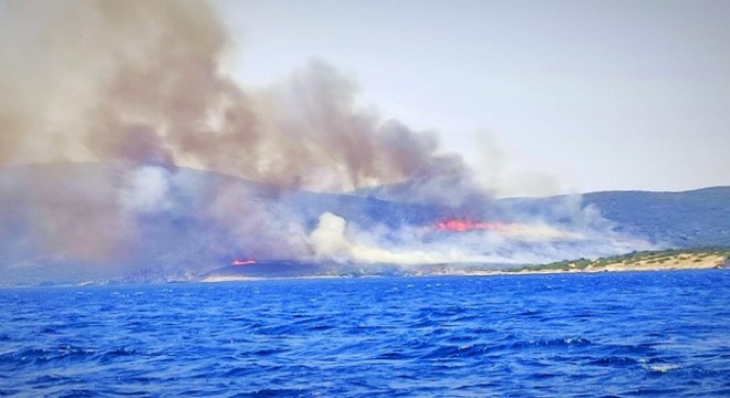 Urla da korkutan yangın!