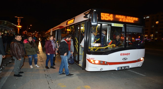 Yılbaşı gecesine ulaşım ayarı