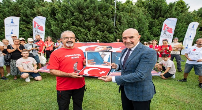 Zafer Yolu kafilesi tarihi yürüyüş için yola çıktı