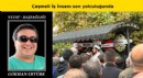 Cenazeye yüzlerce vatandaş katıldı.