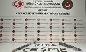 Çeşme Limanı’nda tarihi eser operasyonu:!