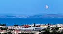 Çeşme üzerinde Kanlı Ay Tutulması!