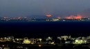 Çeşme yangını Sakız Adası'ndan böyle görüntülendi