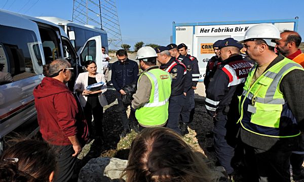 Germiyan'da taş ocağında 6. raund!